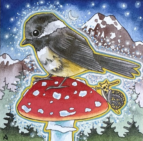 Chickadee amanita con - chickadee, su