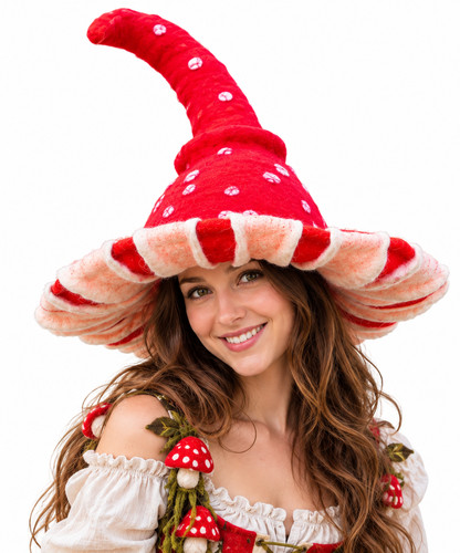 Cappello fungo feltro - a, in