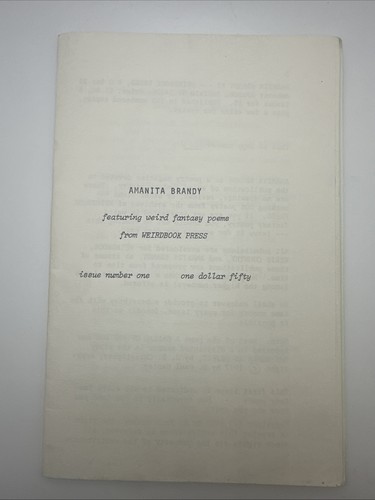 Amanita brandy weird poems - brandy,
